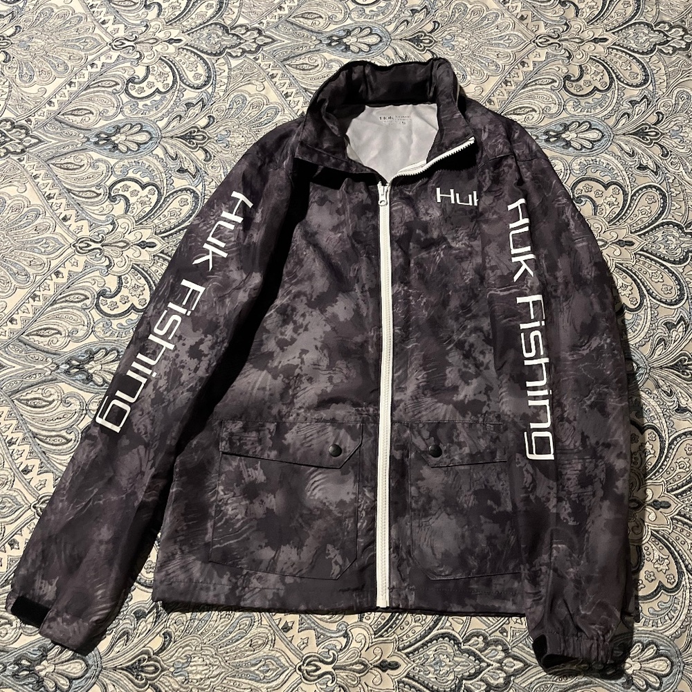 Huk Rain Jacket Size Small